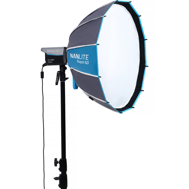 Nanlite Rapid 60 FM Montura Softbox 60 cm Difusor Rejilla Estuche