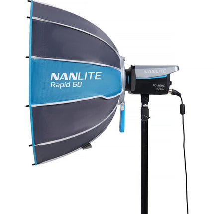 Nanlite Rapid 60 FM Montura Softbox 60 cm Difusor Rejilla Estuche