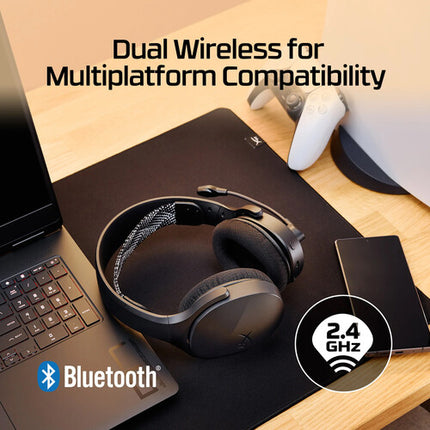 HyperX Cloud Jet Auriculares Gaming Inalámbricos Azul Bluetooth 25h Batería
