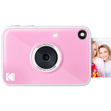 Kodak PRINTOMATIC+ Cámara Instantánea Digital 10MP Impresiones 2x3 pulgadas Rosa