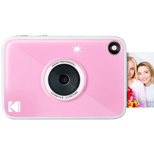 Kodak PRINTOMATIC+ Cámara Instantánea Digital 10MP Impresiones 2x3 pulgadas Rosa
