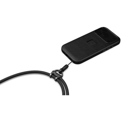 Peak Design Mobile Crossbody Correa Ajustable con Micro Anclajes de Alta Resistencia Negra