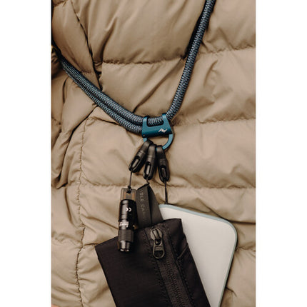 Peak Design Mobile Crossbody Multi-Strap Ocean con Micro Anchor y Carabinero de Aluminio