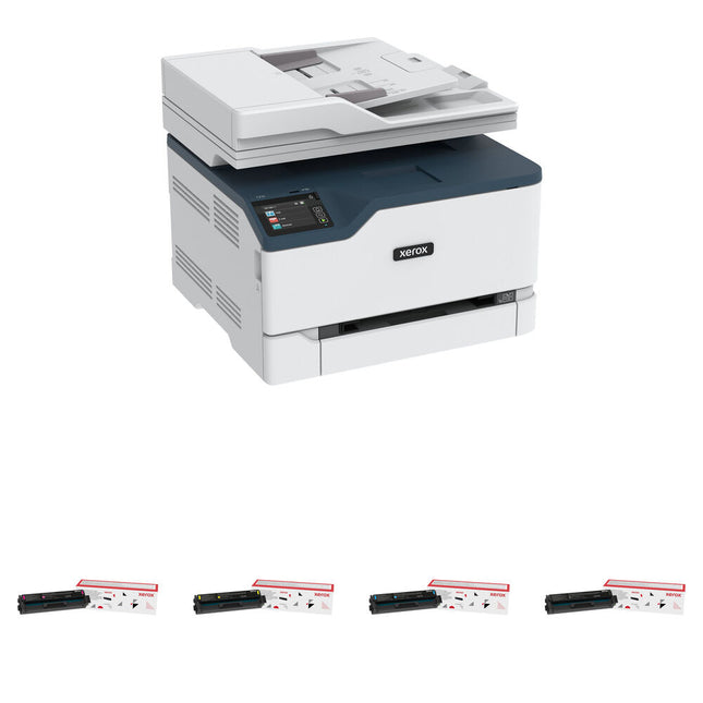 Xerox C235 Impresora Multifuncional Color 24 ppm 600x600 dpi Kit 4 Toners