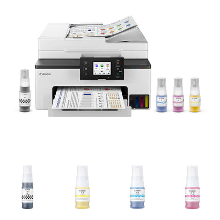 Impresora Multifuncional Canon MAXIFY GX2020 MegaTank Color Wi-Fi 600x1200 dpi con Kit 4 Tintas GI-25
