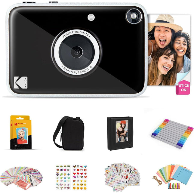 Kodak PRINTOMATIC+ Cámara Digital Instantánea 10MP y Papel ZINK 20 Hojas
