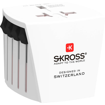 SKROSS Micro AC Adaptador de Corriente Universal 250W 625W con Enchufes Deslizantes