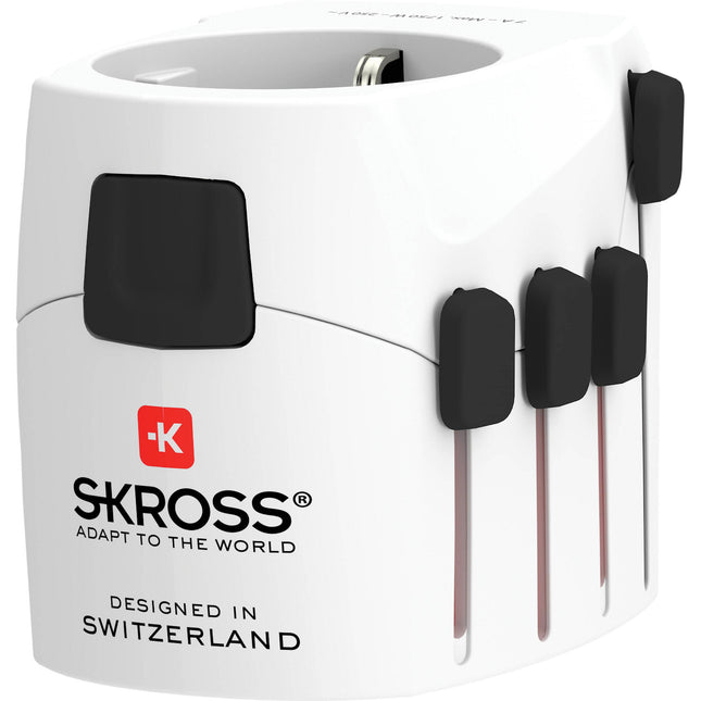 SKROSS Pro World Adaptador de corriente AC hasta 1750W 250VAC