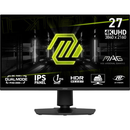 MSI MAG 275UPD E14 Monitor Gaming 27" 4K 144 Hz Full HD 288 Hz HDR