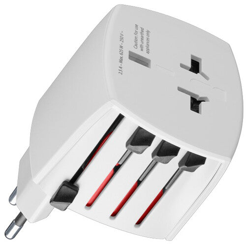 SKROSS MUV Adaptador de Corriente Universal con USB 15W USB-C y 12W USB-A