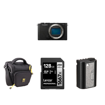 Panasonic LUMIX S9 Cámara Sin Espejo 24.2MP 4K60p Kit Esencial Negro