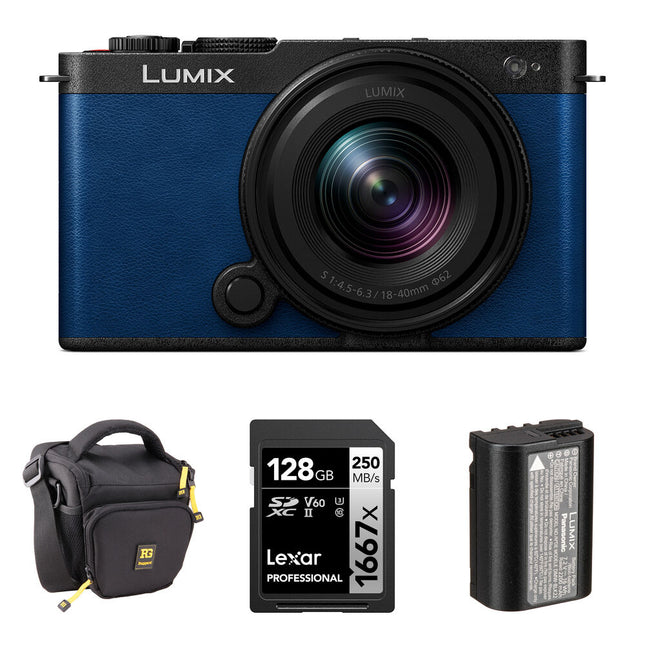 Panasonic LUMIX S9 Cámara sin Espejo 24.2MP con Lente 18-40mm y Kit Essentials