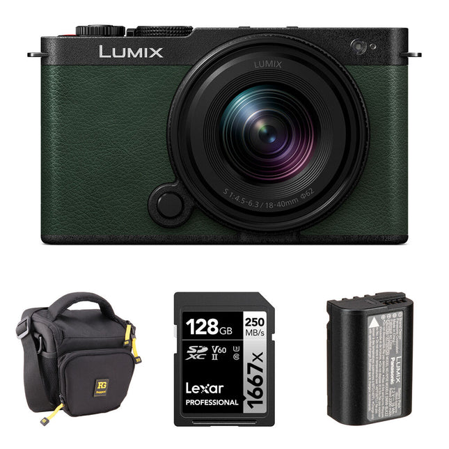 Panasonic LUMIX S9 Cámara sin Espejo 24.2MP con Lente 18-40mm y Kit Essentials+