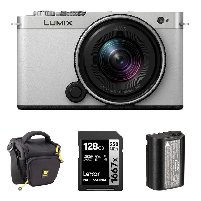 Panasonic LUMIX S9 Cámara sin Espejo 24.2MP con Lente 18-40mm y Kit Essentials