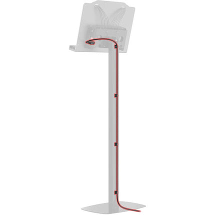 CTA Digital Charging Station soporte de piso para 12 dispositivos con 6 cables Lightning y 6 USB-C