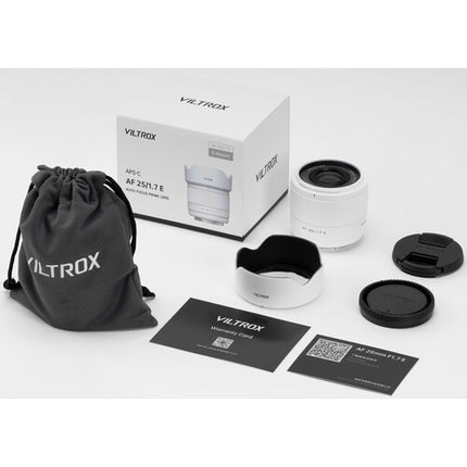 Viltrox AF 25mm f/1.7 Air E Objetivo Gran Angular para Sony E Blanco