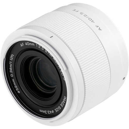 Viltrox AF 40mm f/2.5 FE Objetivo Sony E Full-Frame Distancia 1.1'