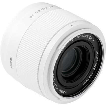 Viltrox AF 40mm f/2.5 FE Objetivo Sony E Full-Frame Distancia 1.1'