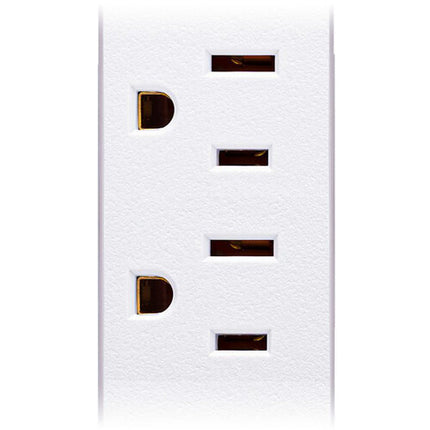 CyberPower Protector contra Sobretensiones 6 Enchufes 2400 Julios USB-A y USB-C Blanca
