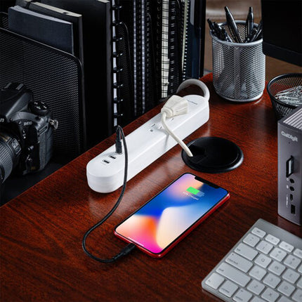 CyberPower P304UC3 Protector contra Sobretensiones 3 Salidas USB-C 30W Blanco