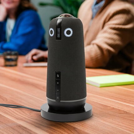 Owl Labs Meeting Owl 4+ Cámara de Videoconferencia UHD 4K 360° con 64MP y 8 Micrófonos