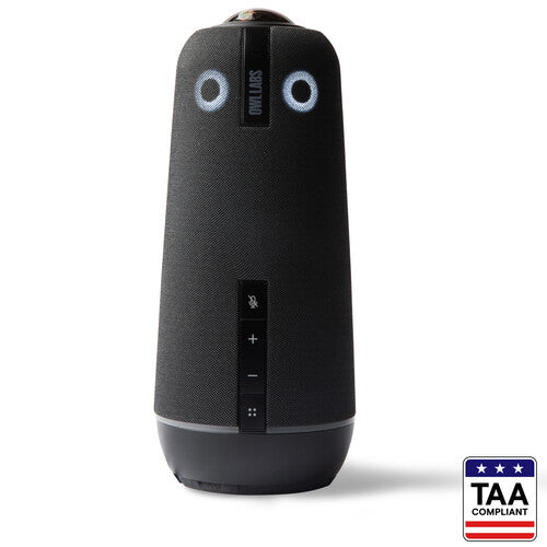 Owl Labs Meeting Owl 4+ Cámara de Videoconferencia UHD 4K 360° con 64MP y 8 Micrófonos