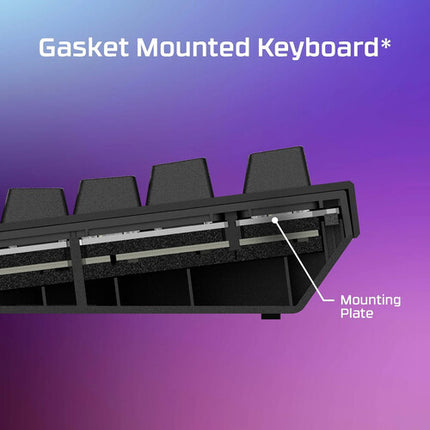 HyperX Alloy Rise RGB Teclado para Juegos con Switches HyperX Red y 8000 Hz