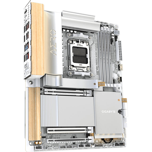 Gigabyte X870E AERO X3D WOOD Placa Base ATX AM5 DDR5 SATA M.2