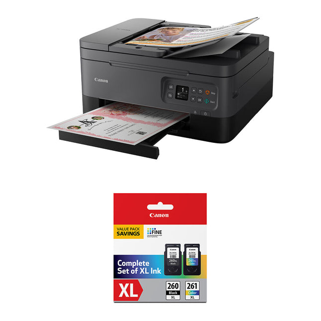 Canon PIXMA TR7020a Impresora Multifuncional Inalámbrica Color 4800x1200 dpi Pack Tinta XL