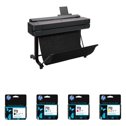 HP DesignJet T650 Plotter Impresora 36" Wireless 2400x1200 dpi 1GB Memoria