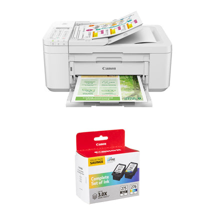 Impresora Canon PIXMA TR4720 Multifuncional Wi-Fi 4800x1200 dpi con Kit de Tinta PG-275 XL CL-276 XL