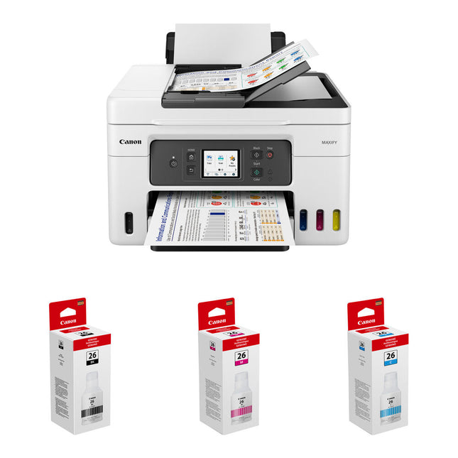 Canon MegaTank MAXIFY GX4020 Impresora Multifunción Wi-Fi 600x1200 dpi Kit Tinta 3 Botellas