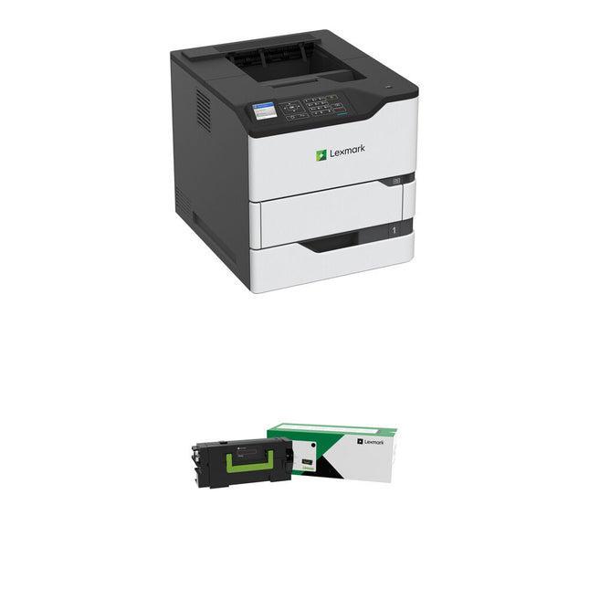 Lexmark MS821dn Impresora Láser Monocromo 1200x1200 dpi 55 ppm Dúplex con Cartucho de Toner Estándar