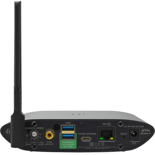 iFi audio ZEN Stream 3 Reproductor de Audio Streaming Wi-Fi PCM 384 kHz DSD256