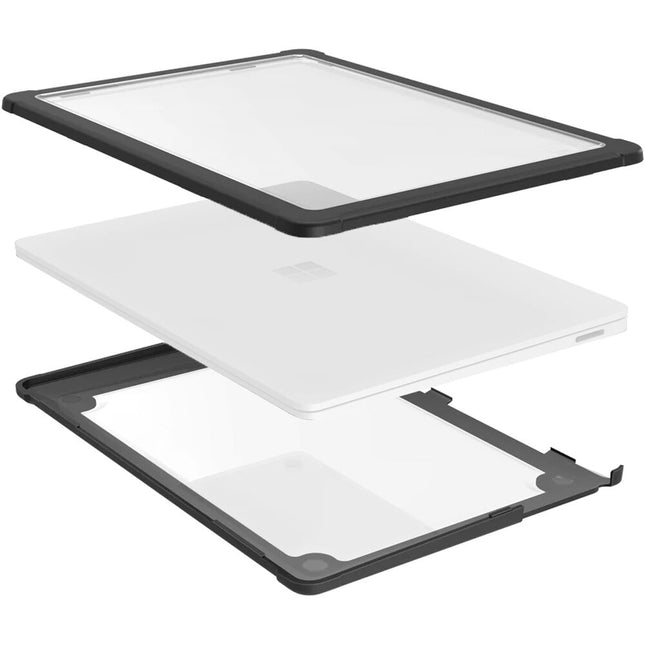 Funda STM Dux para Surface Laptop 7ª Edición 13.8" Panel Transparente Antideslizante Negra