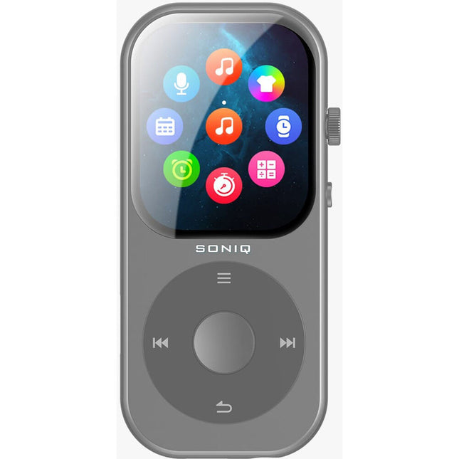 Samvix Soniq Reproductor MP3 32GB Pantalla Táctil Bluetooth Plata
