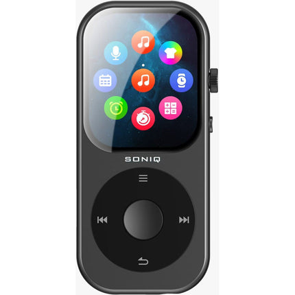 Samvix Soniq Reproductor MP3 Negro 32GB Pantalla Táctil Altavoz Integrado