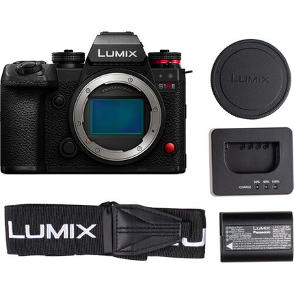 Panasonic LUMIX S1R II Cámara Sin Espejo 44.3MP Video 8K 30p 10-bit