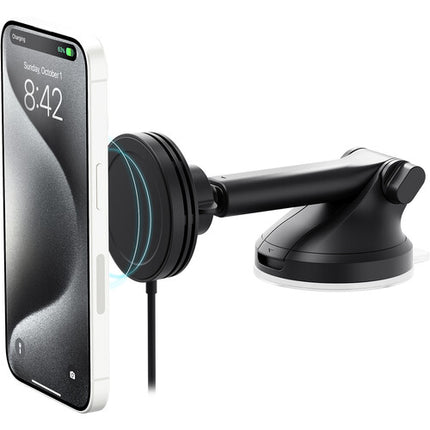 iOttie Velox Mini Qi2 Soporte inalámbrico para coche 15W con USB-C
