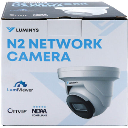 Luminys N2T-4RA2 Cámara de vigilancia exterior 4MP con visión nocturna 100 pies y lente 2.8mm