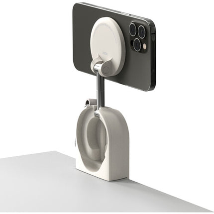 iOttie Treker Soporte Magnético de Viaje Blanco Compatible MagSafe Brazo Ajustable