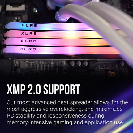 PNY 32GB XLR8 Gaming EPIC-X RGB Memoria RAM 3200 MHz 2x16GB Desktop