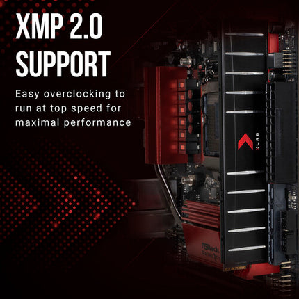 PNY 16GB XLR8 3600 MHz DDR4 Memoria RAM para PC Low-Profile Kit Dual Channel