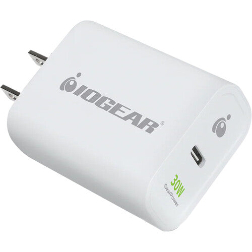 IOGEAR GearPower Adaptador USB-C 30W Power Delivery 3.0 compacto