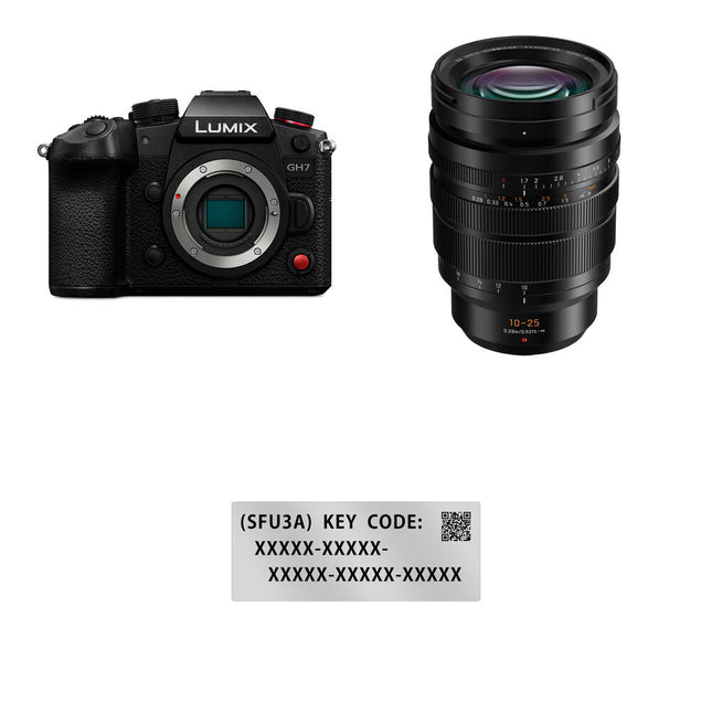 Panasonic LUMIX GH7 Cámara Sin Espejo 25.2MP 4K60 10-25mm f17 Kit Actualización ARRI LogC3