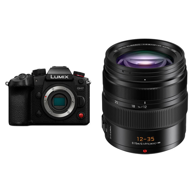 Panasonic LUMIX GH7 Cámara sin Espejo con Lente 12-35mm f2.8 25.2MP 4K60