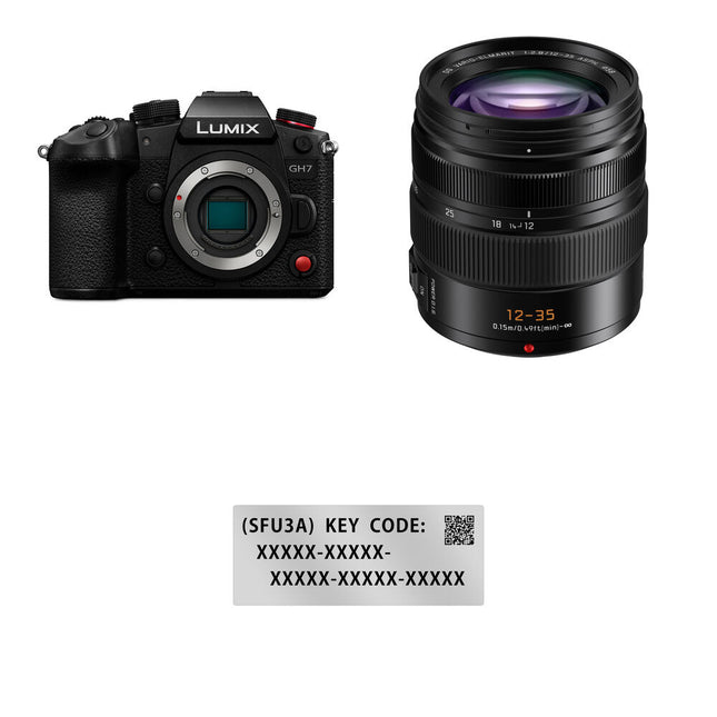 Panasonic LUMIX GH7 Cámara sin Espejo 25 2MP 4K60 12-35mm f/2 8 Kit Actualización ARRI LogC3