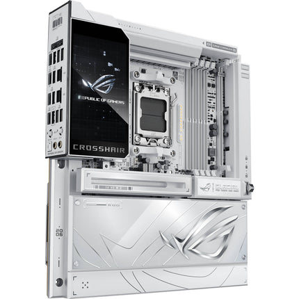 ASUS Republic of Gamers Crosshair X870E Glacial Placa Base E-ATX AMD X870E AM5 DDR5 USB4 Wi-Fi 7
