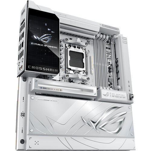 ASUS Republic of Gamers Crosshair X870E Glacial Placa Base E-ATX AMD X870E AM5 DDR5 USB4 Wi-Fi 7