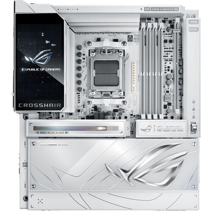 ASUS Republic of Gamers Crosshair X870E Glacial Placa Base E-ATX AMD X870E AM5 DDR5 USB4 Wi-Fi 7